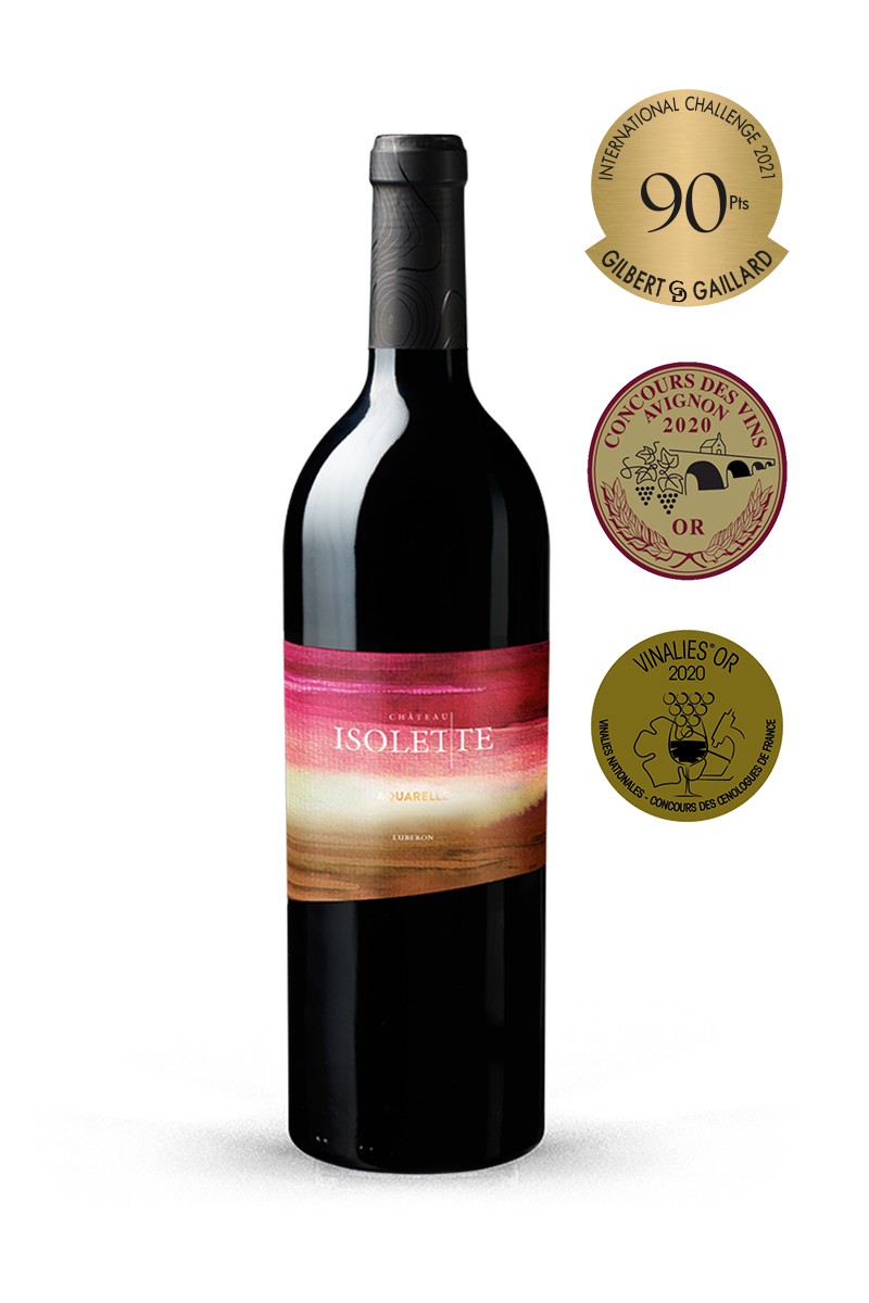Wino czerwone wytrawne Aquarelle 2015
